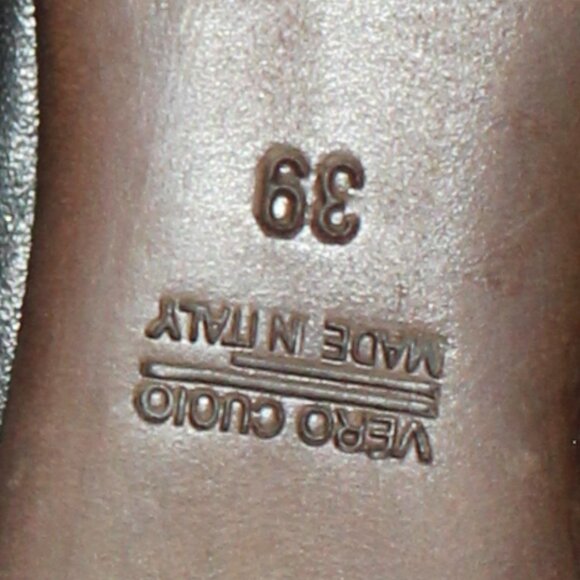 AGL Attilio Giusti Leombruni Monica Cap Toe Ballet Flat in Black Italy size 9 - Picture 8 of 9